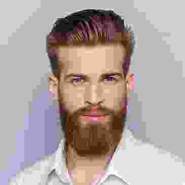 A man with a beard and mustache